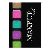 Palett för annonsering för Makeuppartyinbjudan
