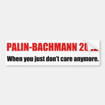 Palin Bachmann 2012 Bildekal