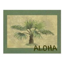 Palmas ALOHA vykort