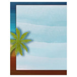 Palmträd-/strandtemabröllop/händelse