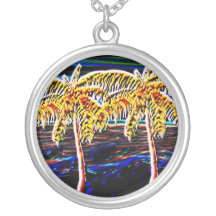 palmträdneonfärg skräddarsydda halsband