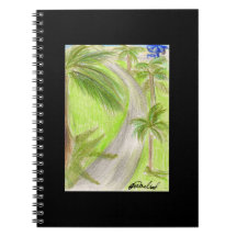 Palmtree Lane Spiralbundna Anteckningsböcker
