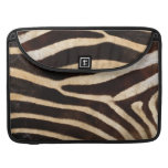 Päls för Fauxsebrarand Sleeve För MacBook Pro