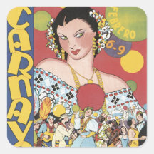 Panama Carnaval 1937 Klistermärke