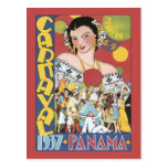 Panama Carnaval 1937 Vykort