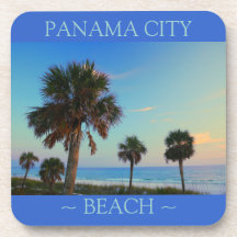 Panama City strand, underlägg för FL-palmträdsolne