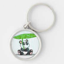 Panda Keychain Nyckelring