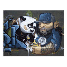 Panda Love Post Card