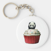 Pandamuffin Nyckelring