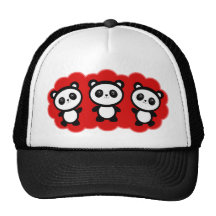 PANDAS - hatt Trucker Kepsar