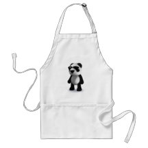Pandasolglasögon för baby 3d förkläden