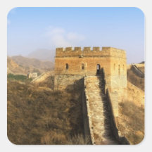 Panorama- beskåda av den underbara väggen, china 2 klistermärken