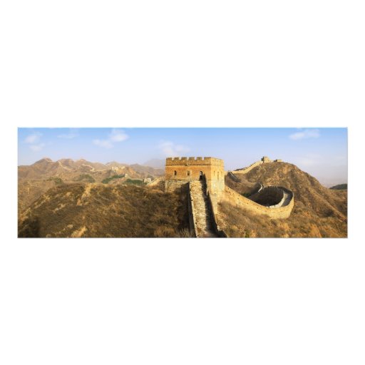 Panorama- beskåda av den underbara väggen, china 2 fotokonst