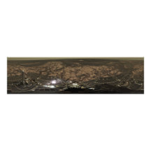 Panorama- beskåda av Mars 3 Fotontryck