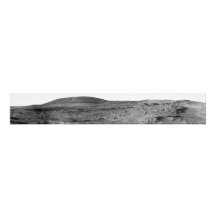 Panorama- beskåda av Mars 6 Fotografiskt Tryck