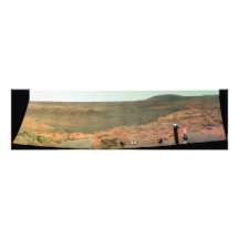 Panorama- beskåda av Mars Fotografiska Tryck