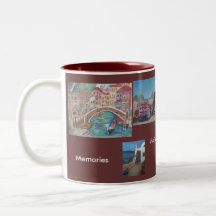 Panorama- bilder för värld kaffe mugg