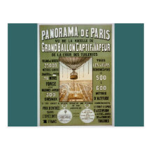 Panorama de Paris 1878. Vykort