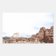 Panorama- Utah landskap Rektangelformat Klistermärke