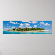 Panoramic seascape print