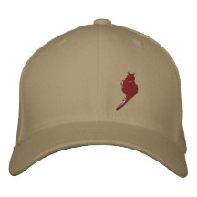 Panter broderad hatt