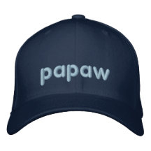 Papaw - broderi hatt