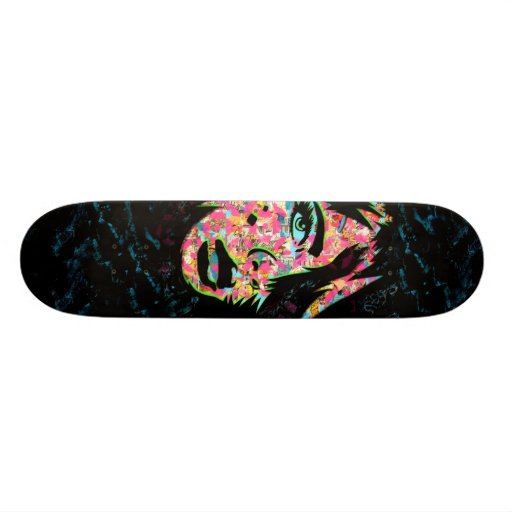 PaperMonster "är han här" däcket Skate Deck