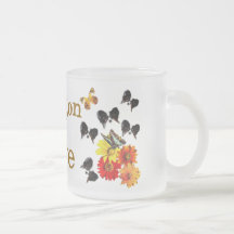 Papillon fjärilsgåvor kaffe koppar