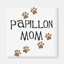 Papillon mamma kylskåpsnagnet