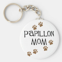 Papillon mamma nyckel ring