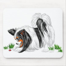 Papillon nyckelpigadrömmar musmattor