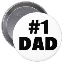 Pappa #1 (Blk) Knapp Med Nål