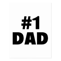 Pappa #1 (Blk) Vykort