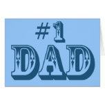 Pappa #1 hälsningskort