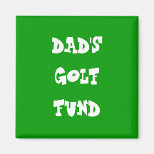 PAPPA GOLFFOND KYLSKÅPMAGNETER