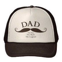 Pappamustaschhatt Baseball Hat