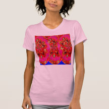 Para den röda blomman t shirt