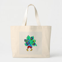 Paradpåfågel Tote Bag