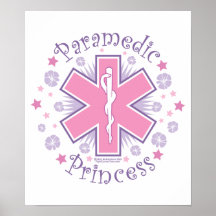 Paramedicinsk Princess Affisch
