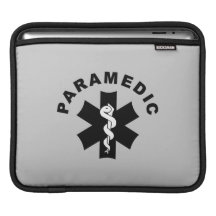 Paramedicinskt logotyptema iPad sleeve