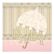 Paraplybaby showerinbjudningar