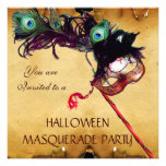 Parchment för HALLOWEEN MASKERADPARTY Anpassningsbara Tillkännagivanden