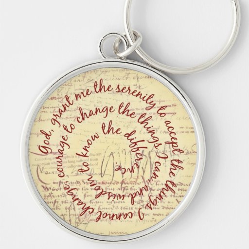 ParchmentSerenitybön Keychain Nyckelringar