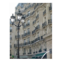 Paris balkonger vykort