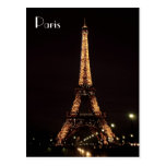 Paris belysningar: Det Eiffel torn Vykort