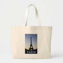 Paris Eiffel torn Tote Bags