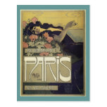 Paris för Aleardo villa~ art nouveau Vykort