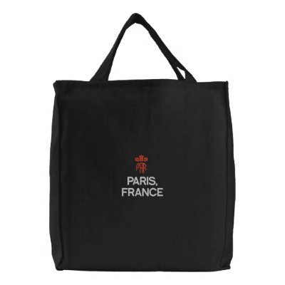 PARIS FRANKRIKESVARTTOTO BRODERADE TYGKASSAR