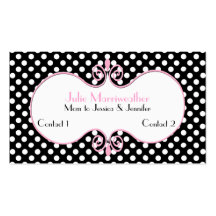 Paris High Fashion Mommy Calling Card Business Card Template