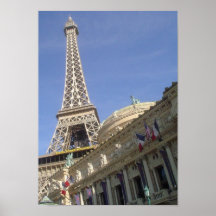 Paris hotell i Vegas Affisch
